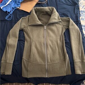 Olive Green Women's Lululemon Zip up